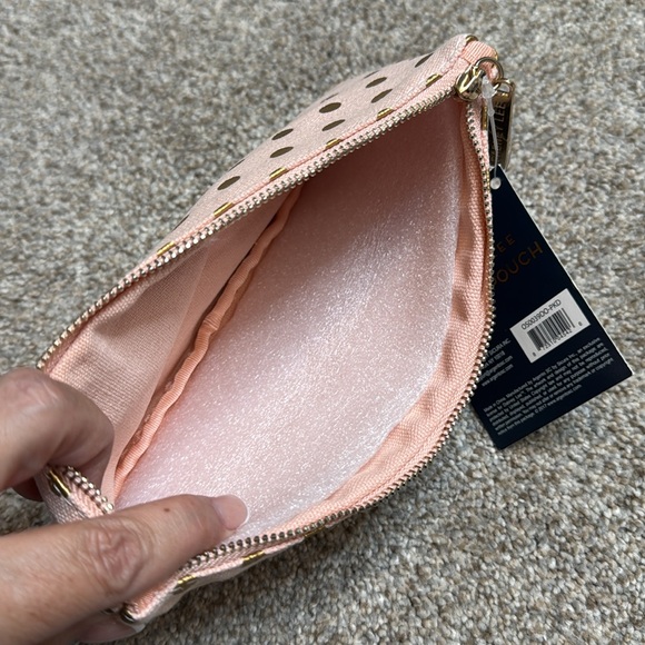 Danny Lee | Pencil Case in Pink & Gold Polka Dot - Picture 11 of 12